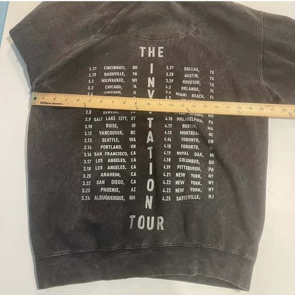 Why Don’t We Merch Boy Band S “The Invitation Tour” Hoodie Gray Sweatshirt - Picture 10 of 12